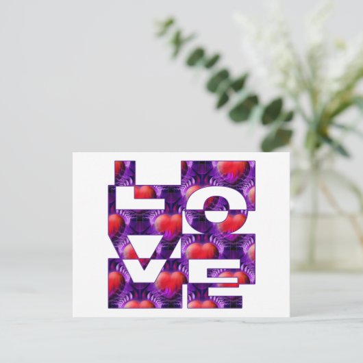 LIEBE POSTKARTE (Stehend Vorderseite)