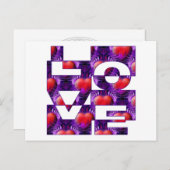 LIEBE POSTKARTE (Vorne/Hinten)