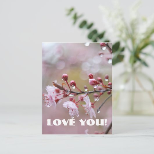 Liebe Postkarte (Stehend Vorderseite)