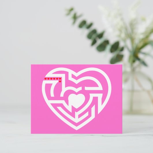 Liebe Postkarte (Stehend Vorderseite)