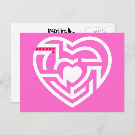 Liebe Postkarte (Vorne/Hinten)