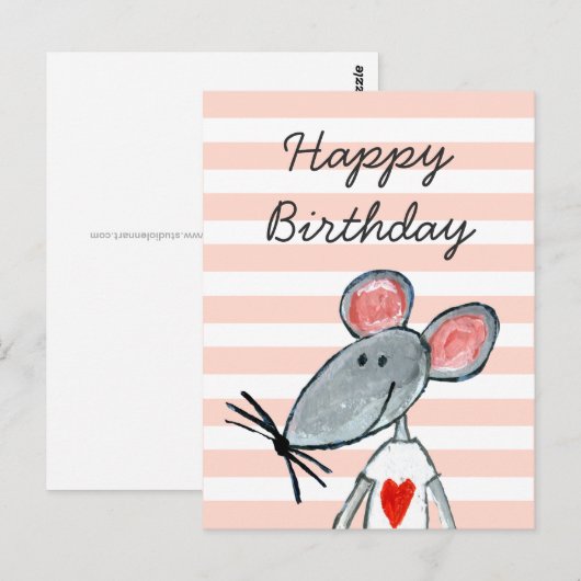 Liebe Postkarte (Vorne/Hinten)