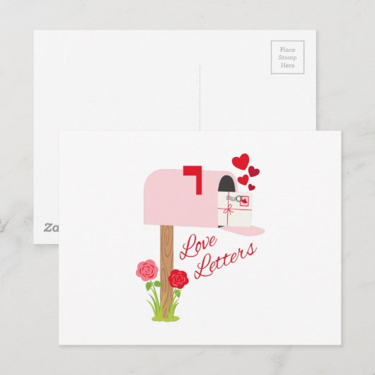 Liebe Postkarte (Vorne/Hinten)