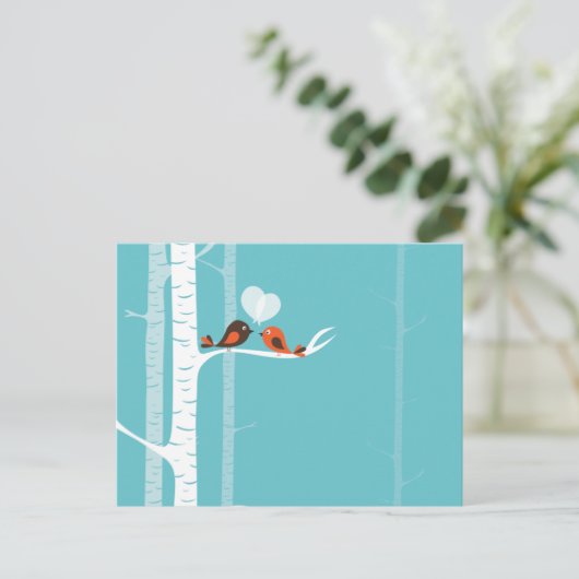 Liebe Postkarte (Stehend Vorderseite)