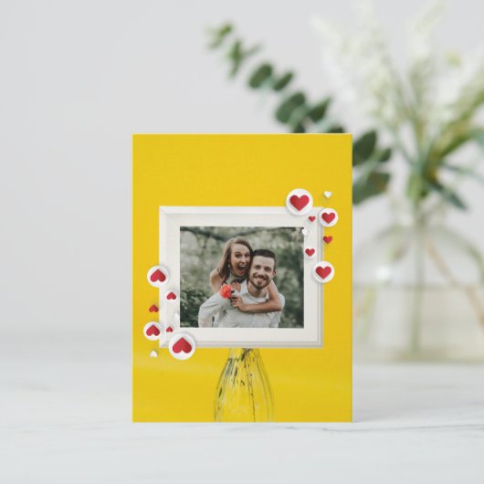 Liebe Postkarte (Stehend Vorderseite)