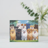 Liebe Postkarte (Stehend Vorderseite)