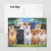 Liebe Postkarte (Vorne/Hinten)