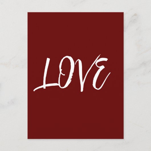 Liebe Postkarte (Vorderseite)