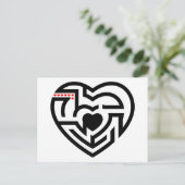 Liebe Postkarte (Stehend Vorderseite)
