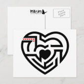 Liebe Postkarte (Vorne/Hinten)