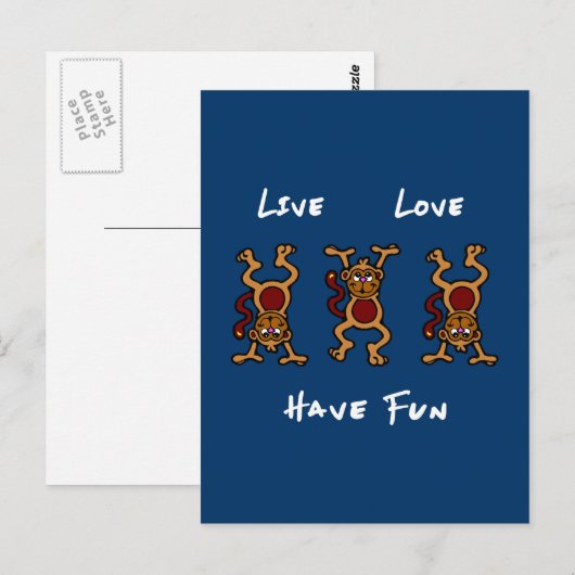 Liebe Postkarte (Vorne/Hinten)