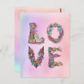 LIEBE POSTKARTE (Vorne/Hinten)