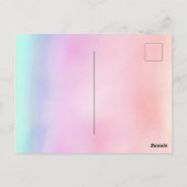 LIEBE POSTKARTE (Rückseite)