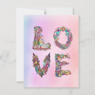 LIEBE POSTKARTE