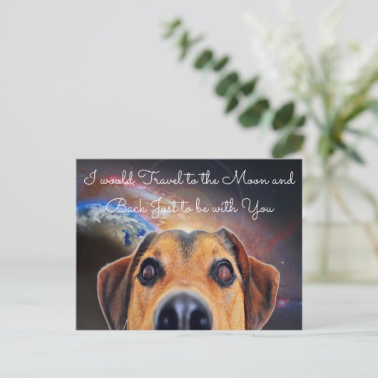 Liebe Postkarte (Stehend Vorderseite)