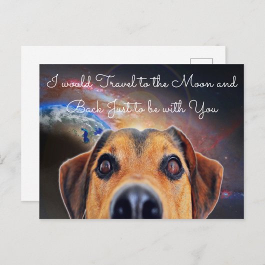 Liebe Postkarte (Vorne/Hinten)