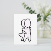 Liebe Postkarte (Stehend Vorderseite)