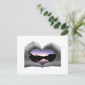Liebe Postkarte (Stehend Vorderseite)