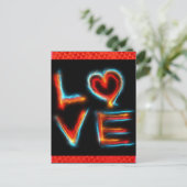 Liebe Postkarte (Stehend Vorderseite)