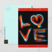 Liebe Postkarte (Vorne/Hinten)