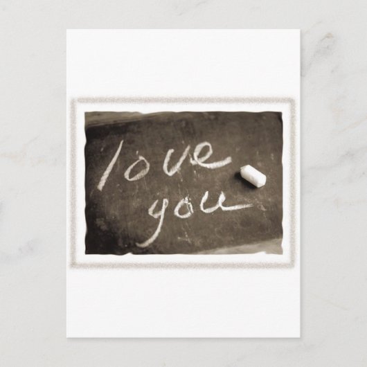 Liebe Postkarte (Vorderseite)