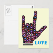 Liebe Postkarte (Vorne/Hinten)