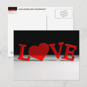 Liebe Postkarte (Vorne/Hinten)