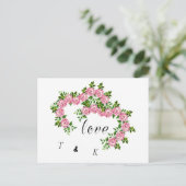 Liebe Postkarte (Stehend Vorderseite)