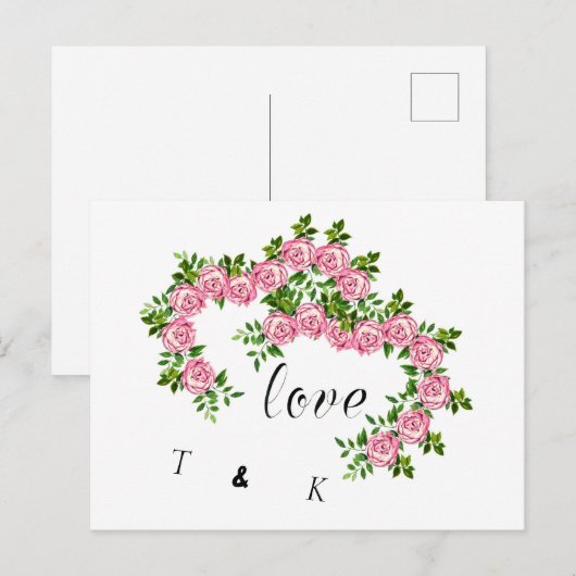 Liebe Postkarte (Vorne/Hinten)