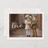 Liebe Postkarte (Vorne/Hinten)