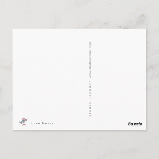 Liebe Postkarte (Rückseite)