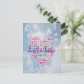 Liebe Postkarte (Stehend Vorderseite)