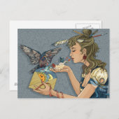 Liebe Postkarte (Vorne/Hinten)