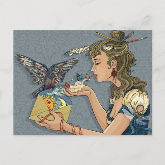 Liebe Postkarte (Vorderseite)