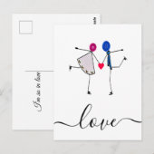 Liebe Postkarte (Vorne/Hinten)