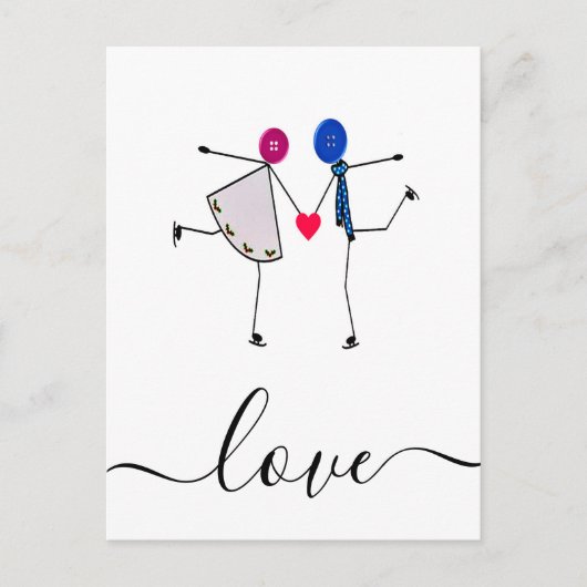 Liebe Postkarte (Vorderseite)