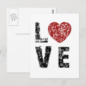 Liebe Postkarte (Vorne/Hinten)