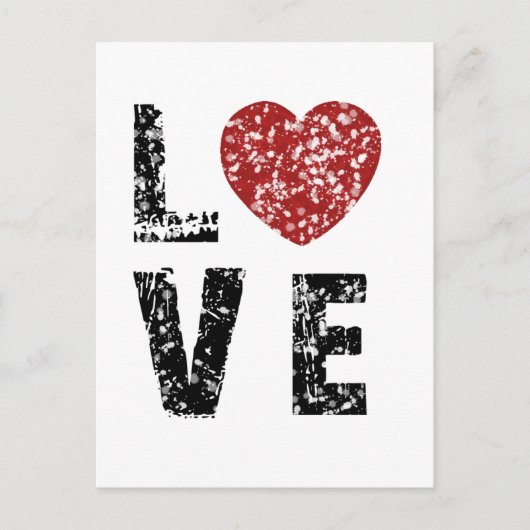 Liebe Postkarte (Vorderseite)