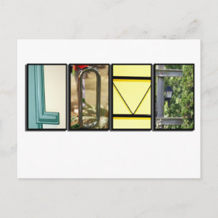 LIEBE POSTKARTE