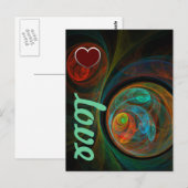 Liebe Postkarte (Vorne/Hinten)