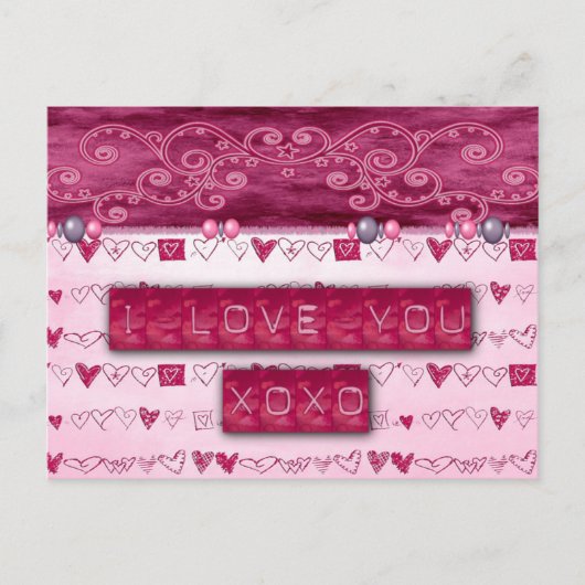 Liebe Postkarte (Vorderseite)