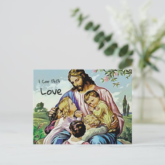 Liebe Postkarte (Stehend Vorderseite)