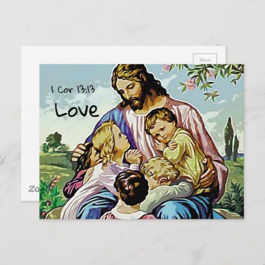 Liebe Postkarte (Vorne/Hinten)