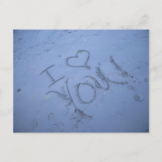 Liebe Postkarte (Vorderseite)