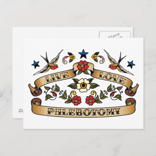 Liebe Postkarte (Vorne/Hinten)