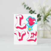 Liebe Postkarte (Stehend Vorderseite)
