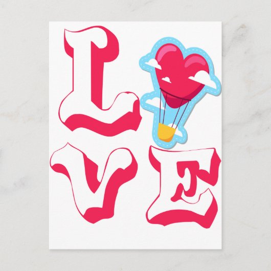 Liebe Postkarte (Vorderseite)