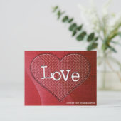 Liebe Postkarte (Stehend Vorderseite)