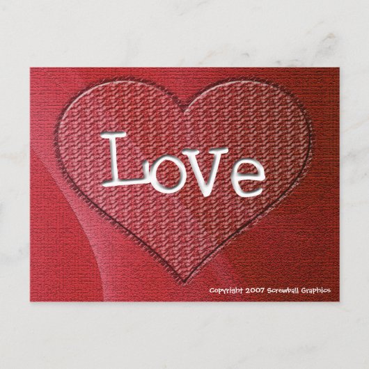 Liebe Postkarte (Vorderseite)