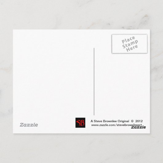 Liebe Postkarte (Rückseite)